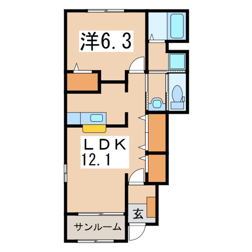 間取図 ニューラフィネＢ