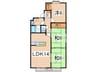 パークハイム扇町Ａ 3LDKの間取り