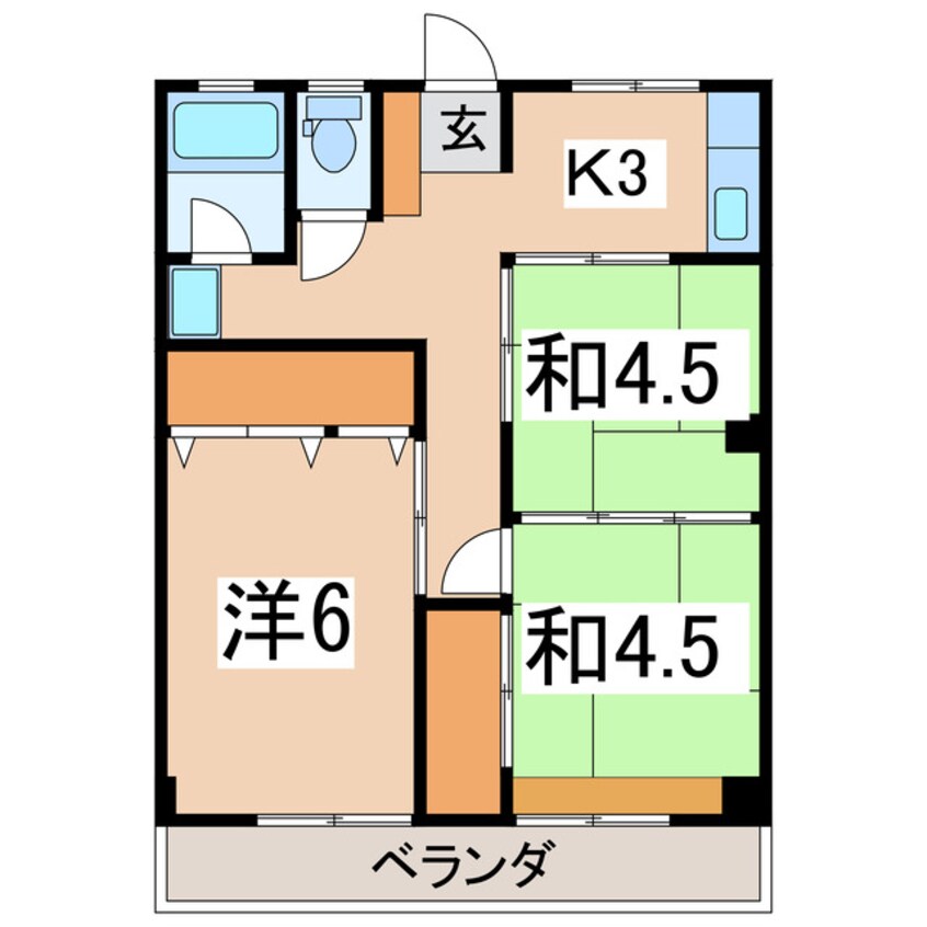 間取図 入水マンションⅠ