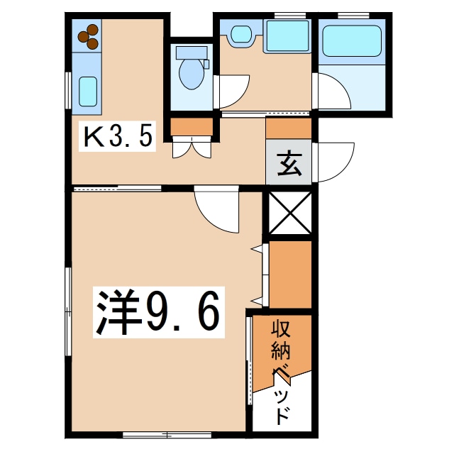 間取り図 ハイツ彩