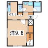 ハイツ彩 1Kの間取り