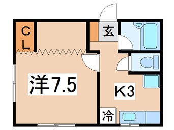 間取図 グリーンビレッジＤ