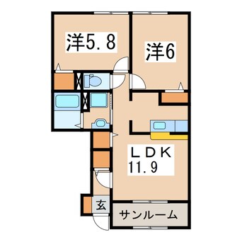 間取図 ジュノⅠ