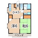 ミルキーハウスⅠの間取図