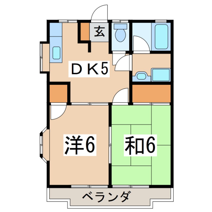 間取図 ミルキーハウスⅠ