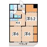 栄町ファーストマンション 3Kの間取り