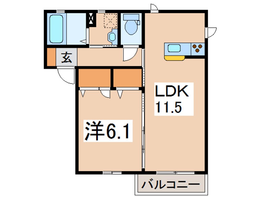 間取図 ハビテーションＴ Ａ