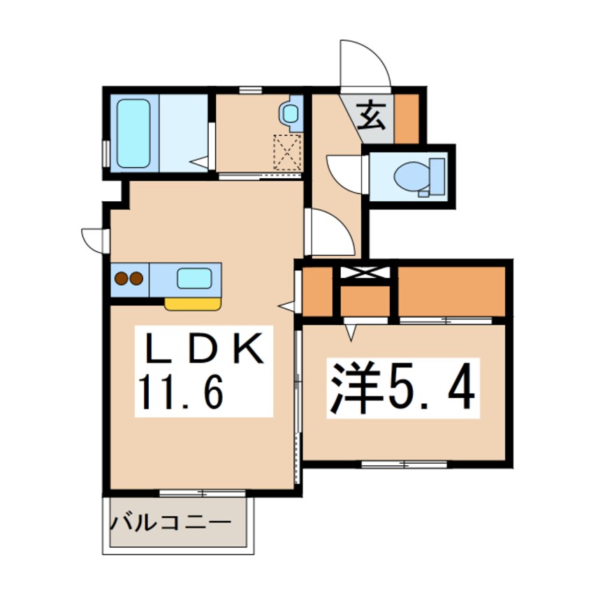 間取図 フラット城南