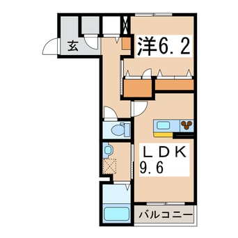 間取図 ジュジョールＡ