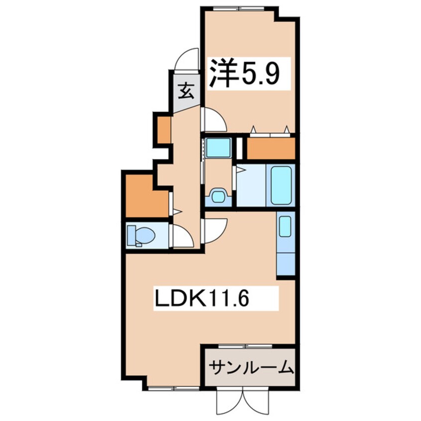 間取図 アタラクシア・Ⅵ