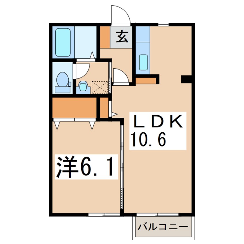 間取図 エテルナＢ