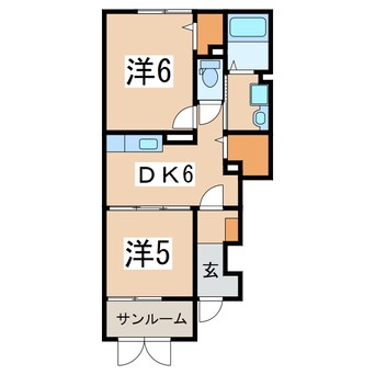 間取図 カーサ ティ アモ