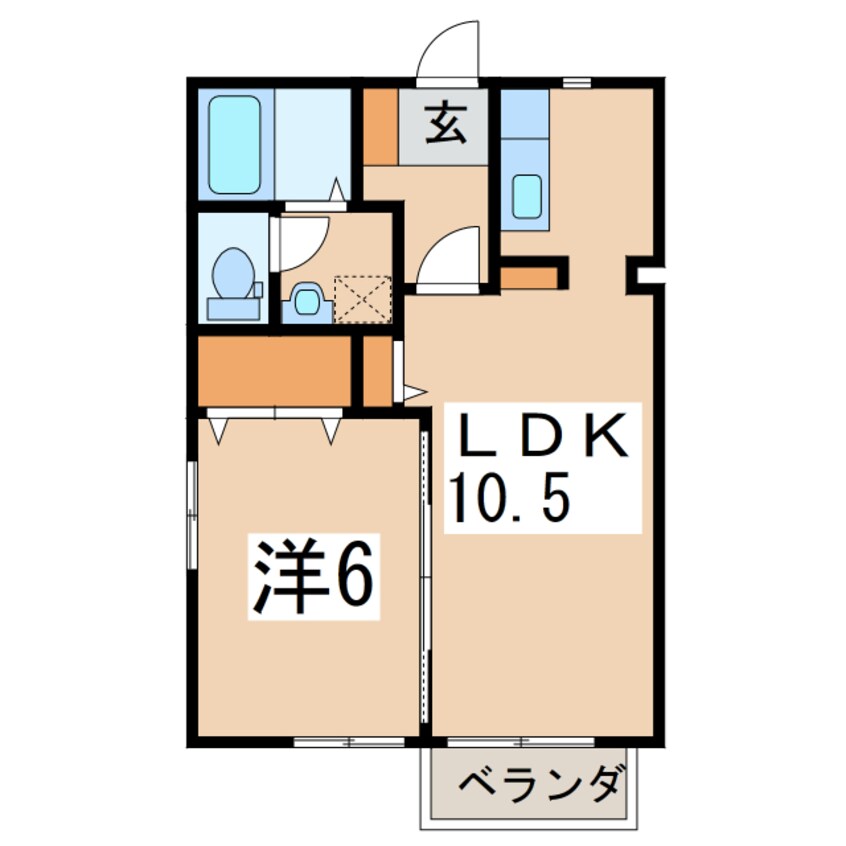 間取図 Ｃｏｕｒｔ.０５