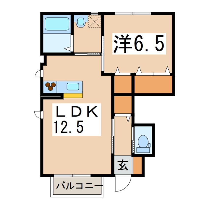 間取図 シャーメゾン真宮Ⅱ