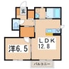 レフィシア 1LDKの間取り