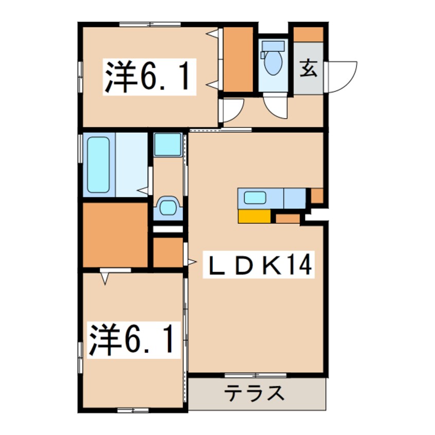 間取図 セジュールコート