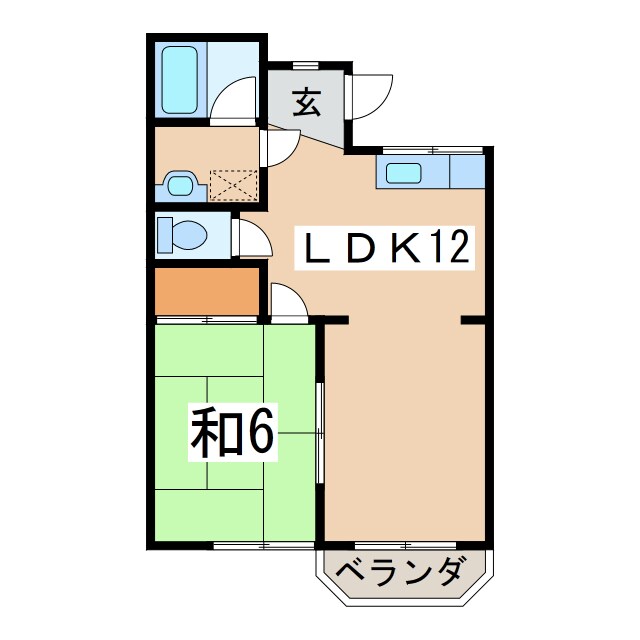 間取り図 メゾンド鶴賀