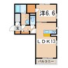 シャーメゾンベレオ東千石 1LDKの間取り