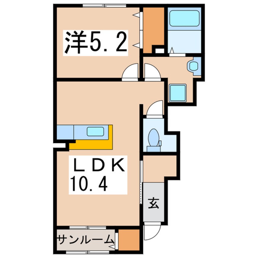 間取図 エスパス　コンフォルト