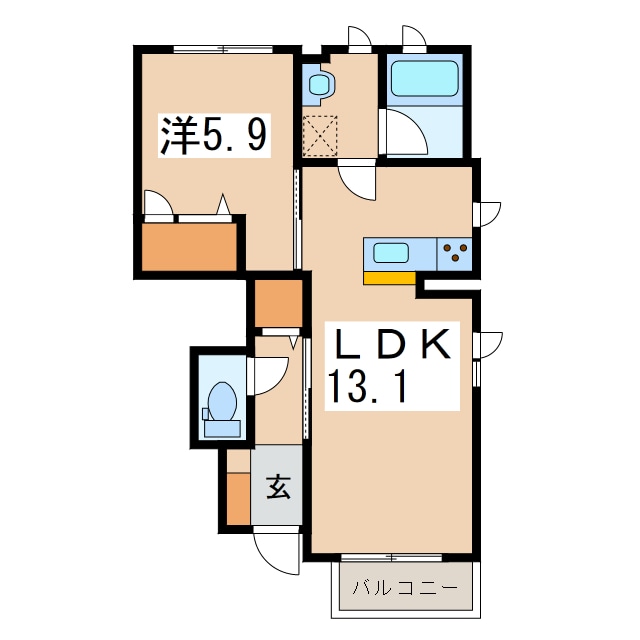 間取り図 リラフォートＢ