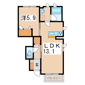 間取図 リラフォートＢ
