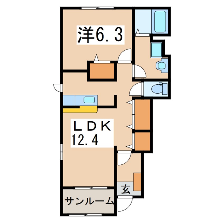 間取図 フォレスト・ウィンズ