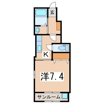 間取図 ツイン・ベルⅡ
