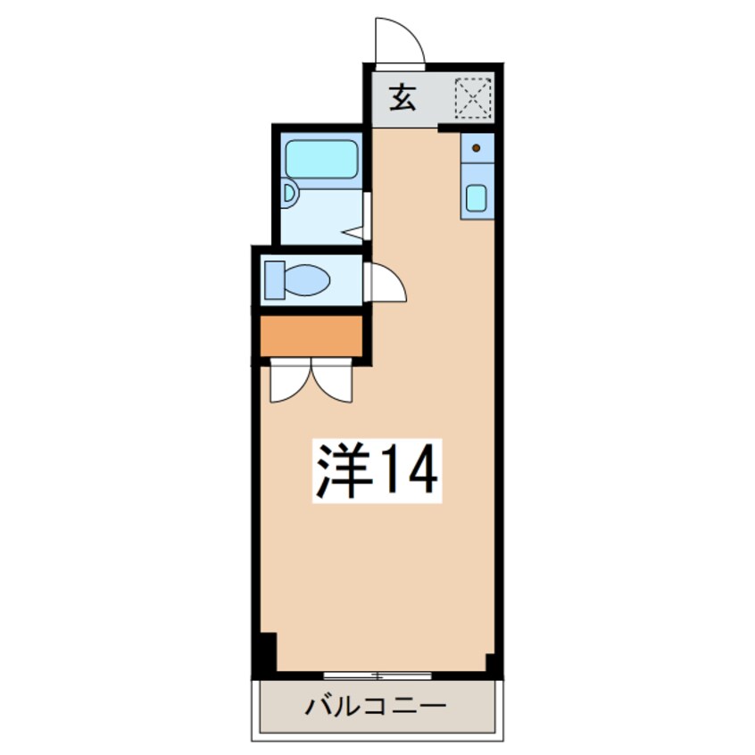 間取図 こがい日新ハイム