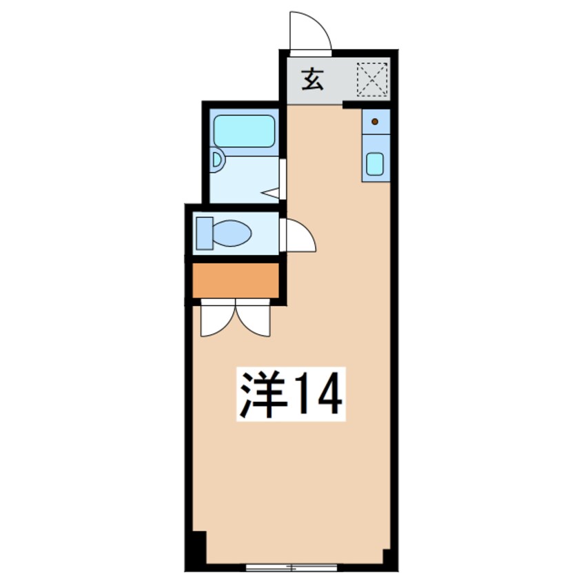 間取図 こがい日新ハイム