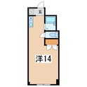 こがい日新ハイムの間取図