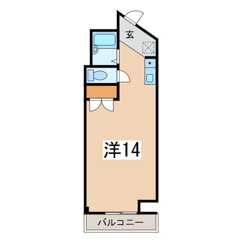 間取図 こがい日新ハイム