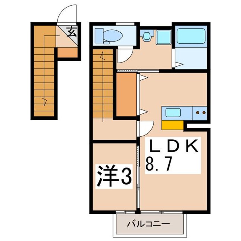 間取図 ハイム・キミＡ