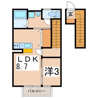 間取図 ハイム・キミＡ