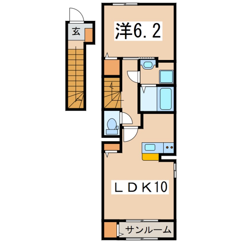 間取図 ツリー・ビレッジアイル