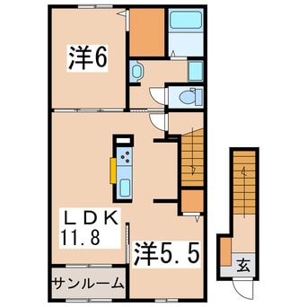間取図 ボヌァーエトワールⅠ