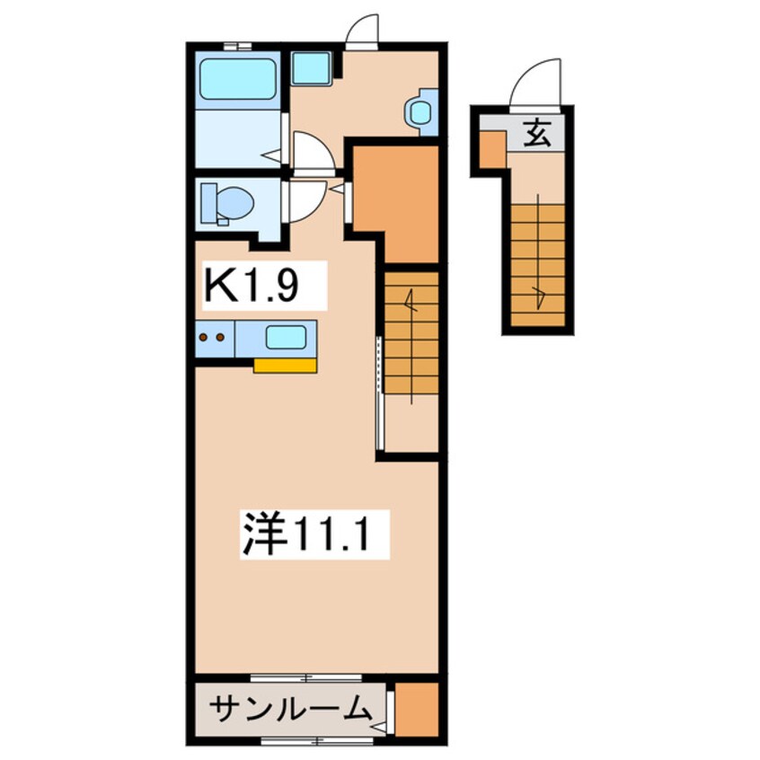 間取図 フロレスタⅡ