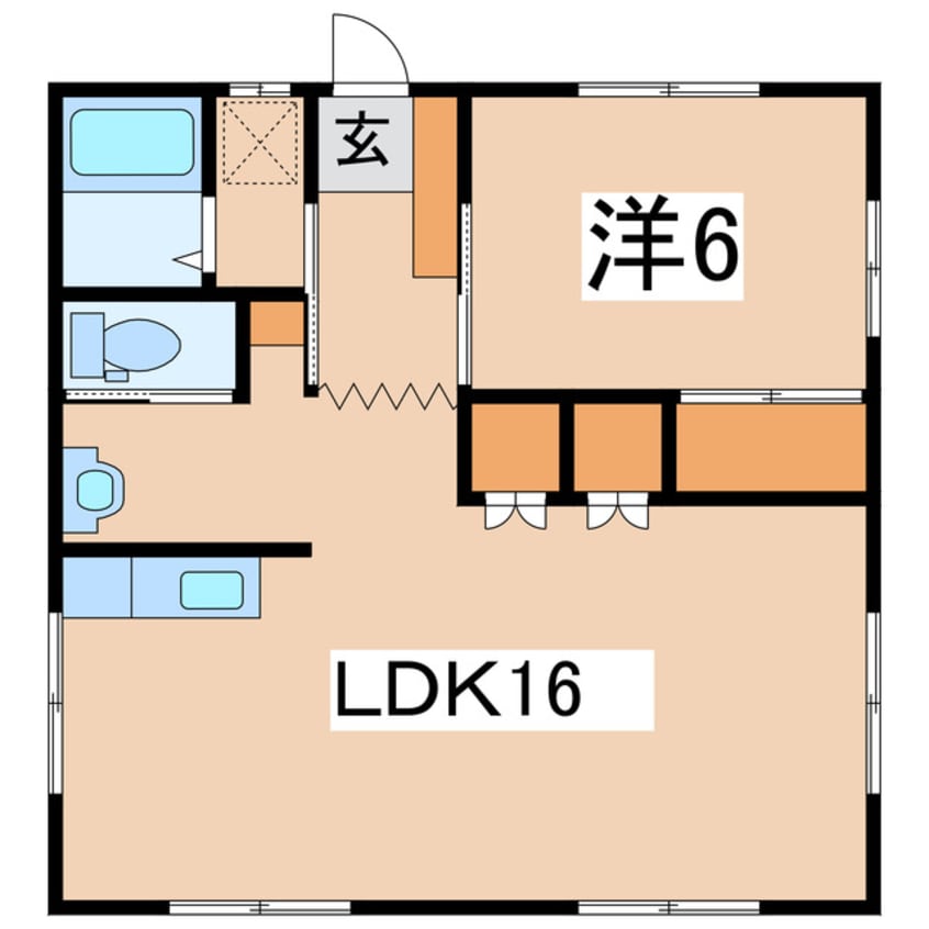 間取図 エクセルハイツ