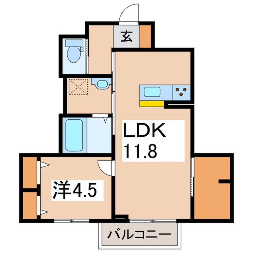 間取図 BRAND NUMBER会津中央