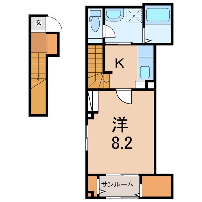 間取図 セントラル・ステーションA