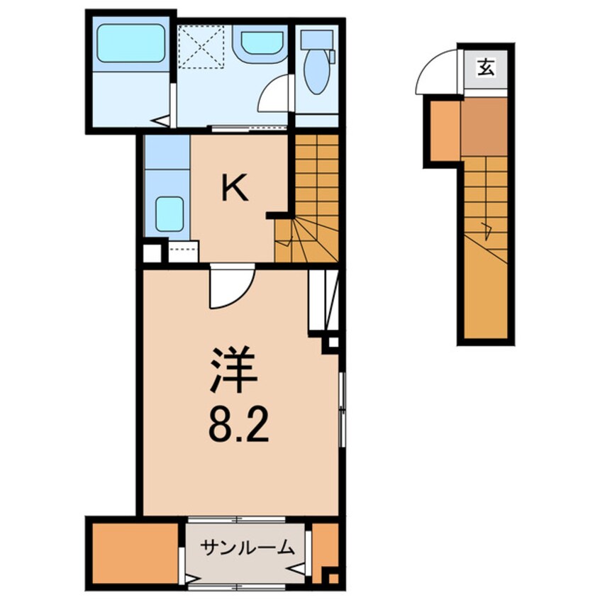 間取図 セントラル・ステーションB