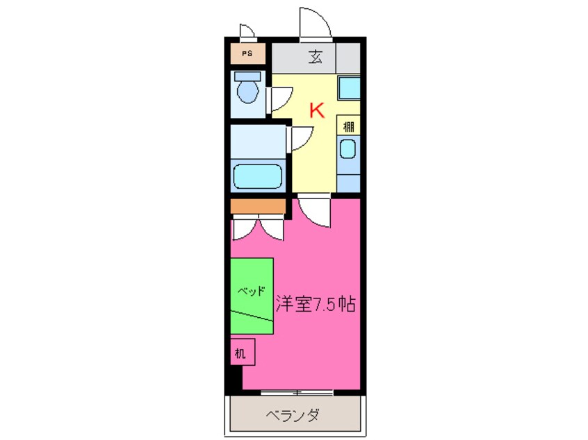 間取図 パールハイツ