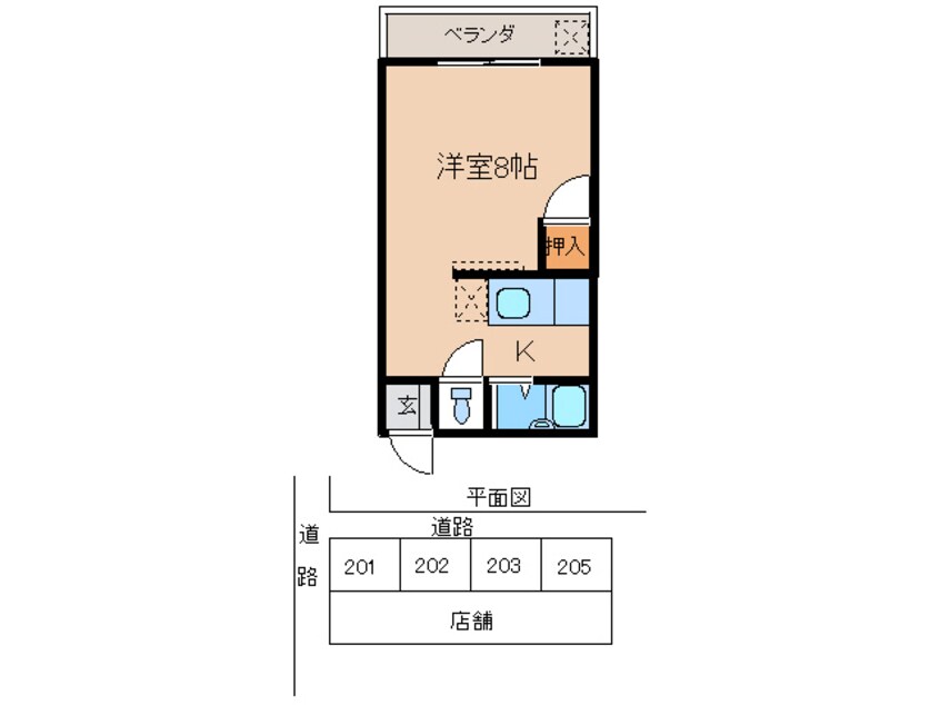 間取図 住吉ハイツ