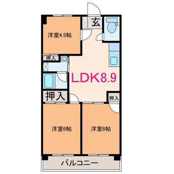 間取図 コトブキビル