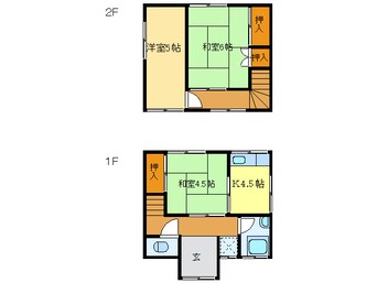 間取図 門田住宅・2