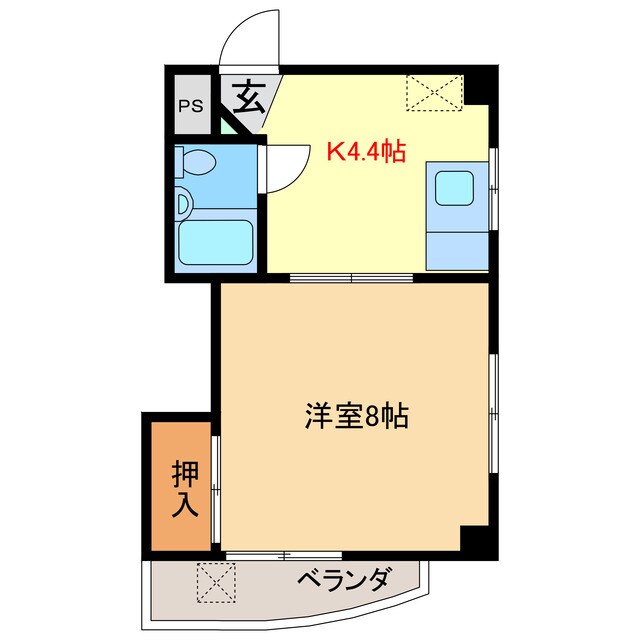 間取り図 中畑第二マンション