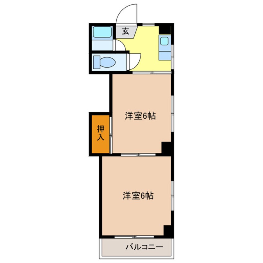 間取図 咲ハイツ