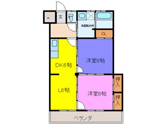 間取図 中畑第一マンション