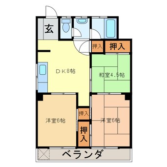 間取図 まるよマンション