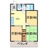 まるよマンション 3DKの間取り