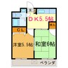 予讃線・内子線/宇和島駅 徒歩12分 3階 築23年 2DKの間取り